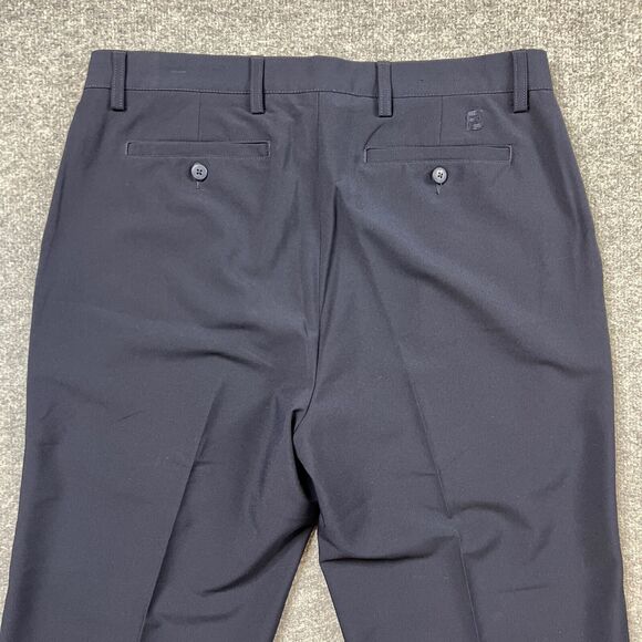 FJ FootJoy Pants Mens 36 Navy Stretch Straight Golf Performance Lightweight - Picture 11 of 13